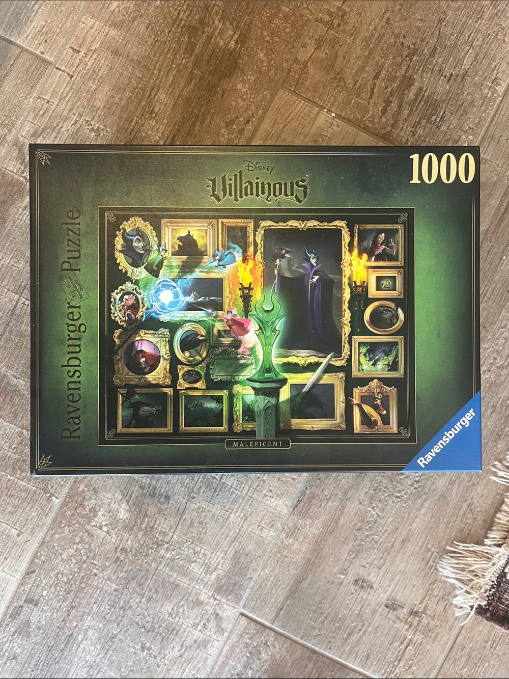 Ravensburger Green and Gold Villainous Maleficent 1000-Piece Puzzle